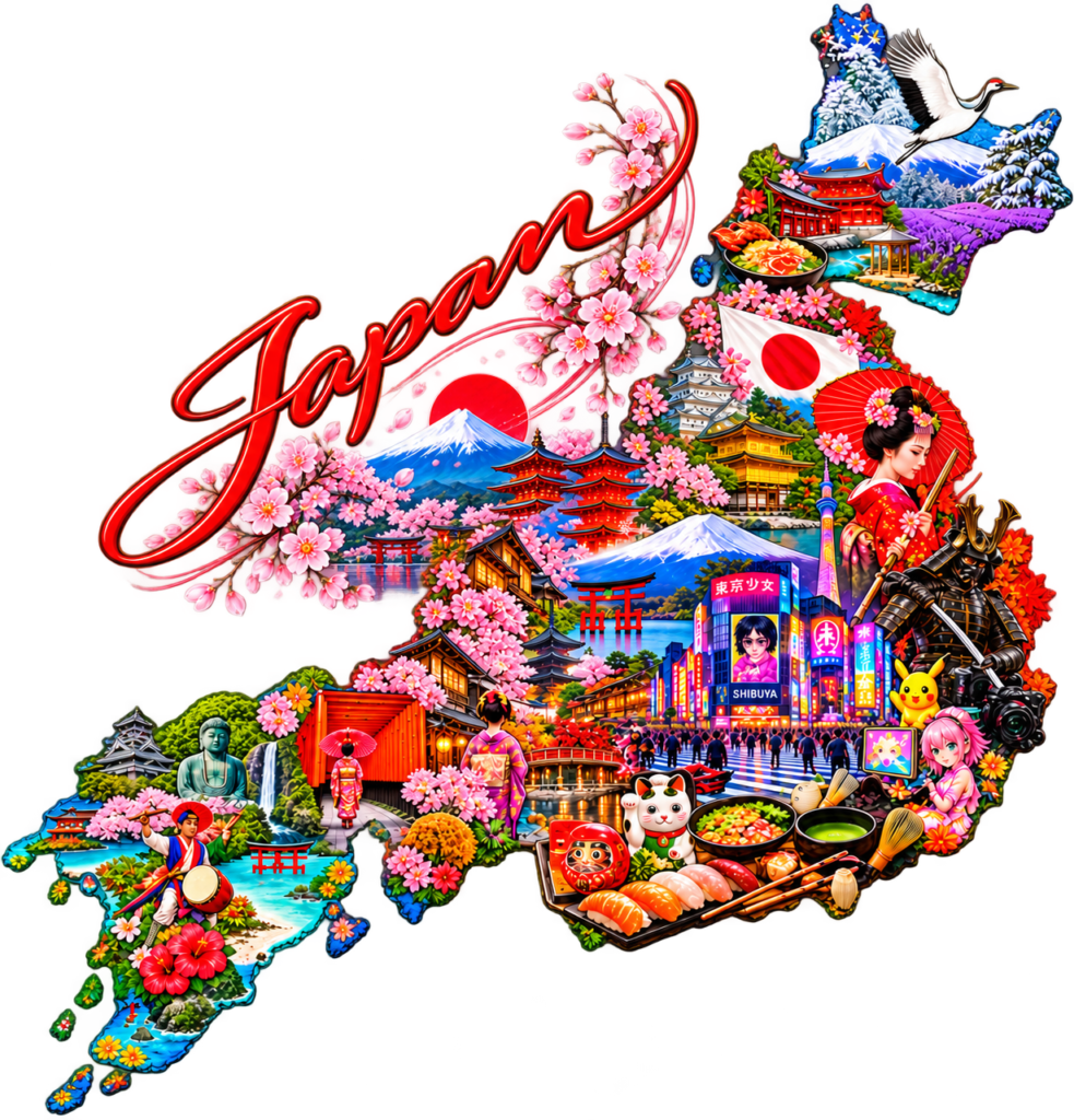 Japan New Map